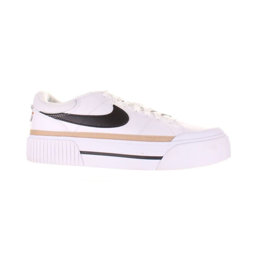 Nike Women's Court Legacy Lift White and Black Sneaker